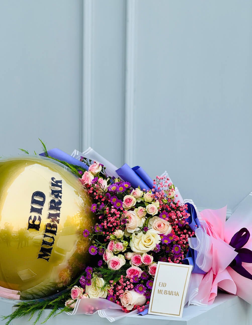 Pastel Petals Eid Wishes